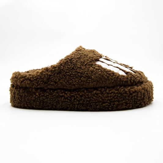 Mocha Teddy Slippers