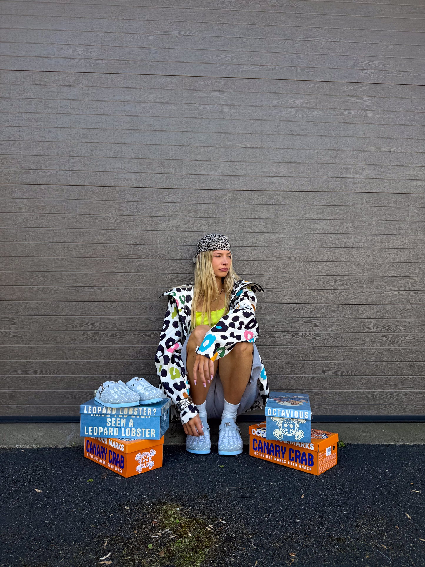 H.A.W.P X OM Leopard Rainbreaker