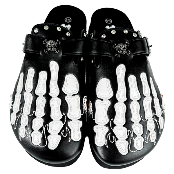 靴 Octavious Marks Fish Bone Clogs OMNEWYORK Octavious Marks Clog 'Fish Bone' OMNY-FB