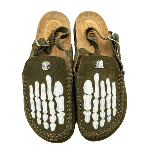 Matcha Pancake Clog (Olive Green)