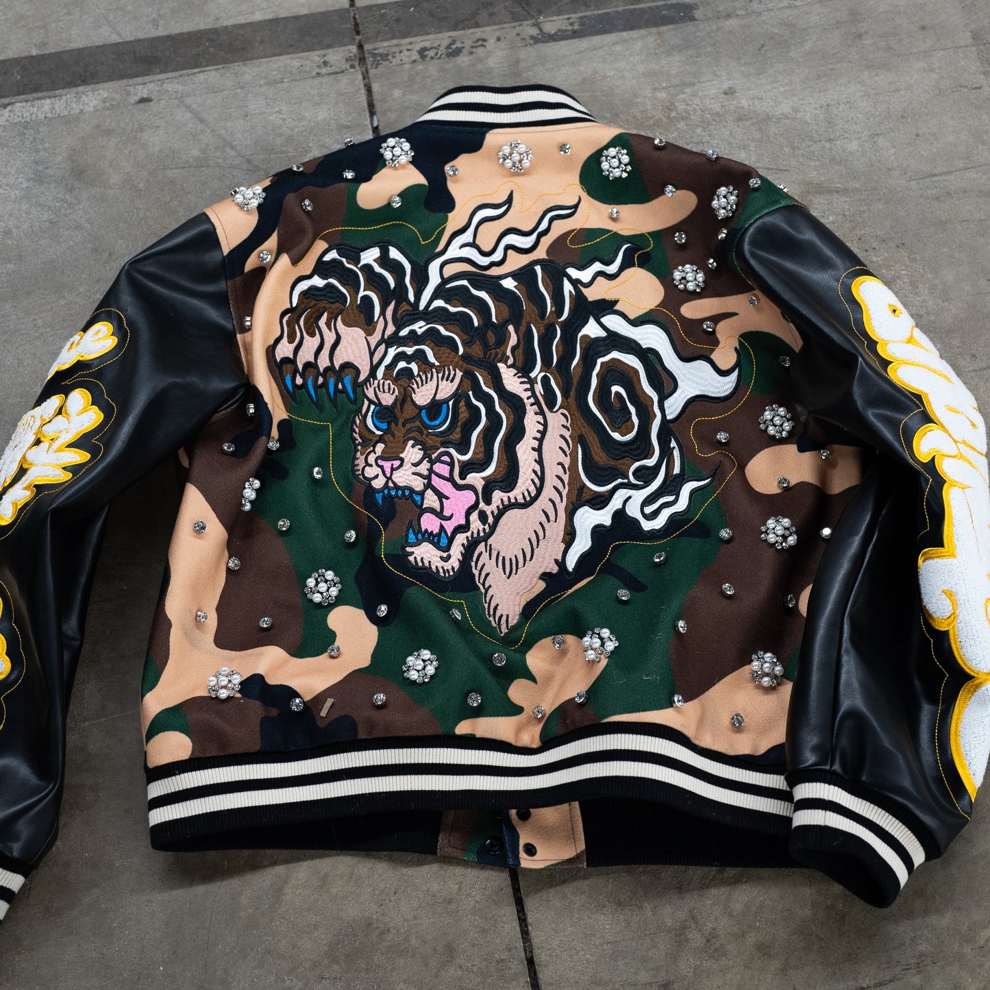 OM x H.A.W. Varsity Jacket