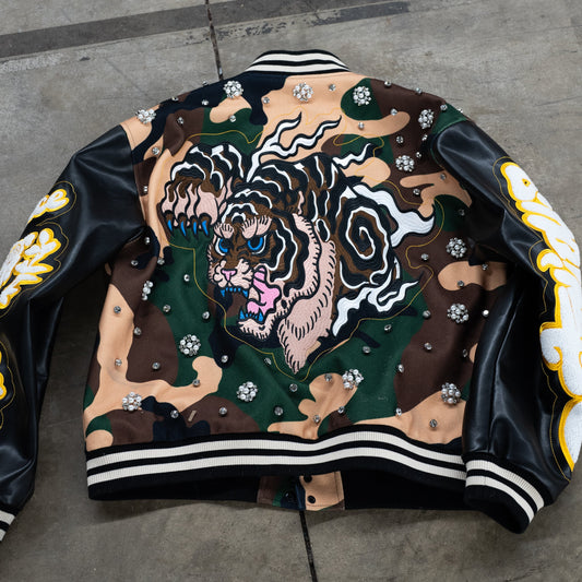 OM x H.A.W. Varsity Jacket
