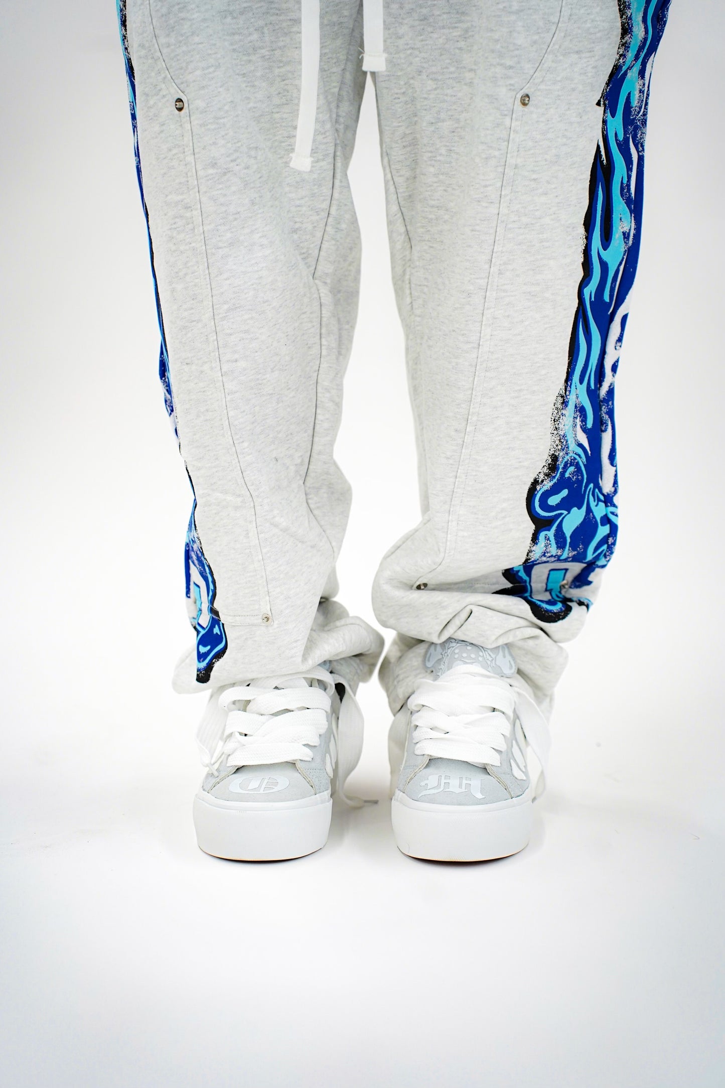 Flame Sweatpants Grey