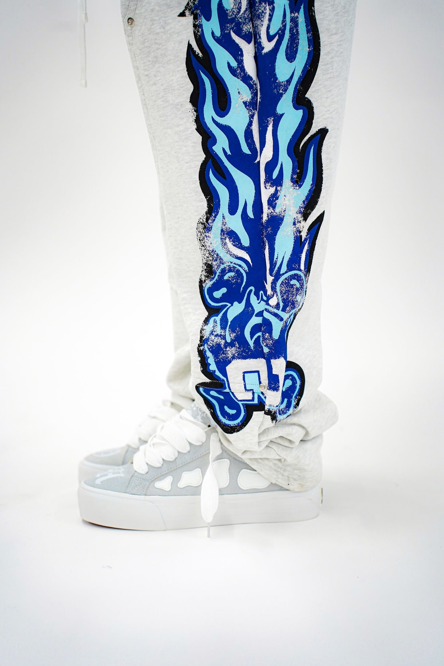 Flame Sweatpants Grey