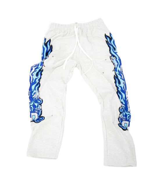 Flame Sweatpants Grey