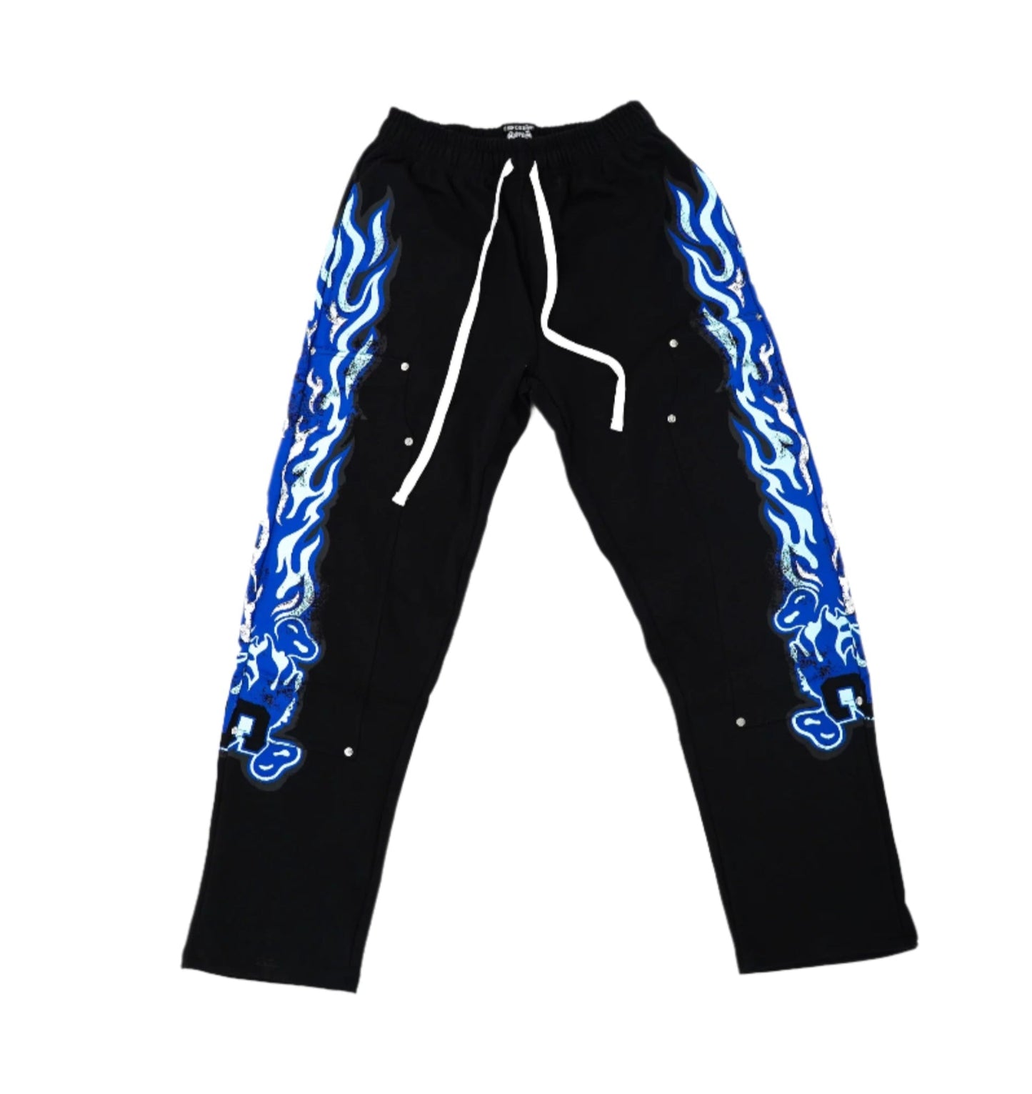 Flame Sweatpants Black