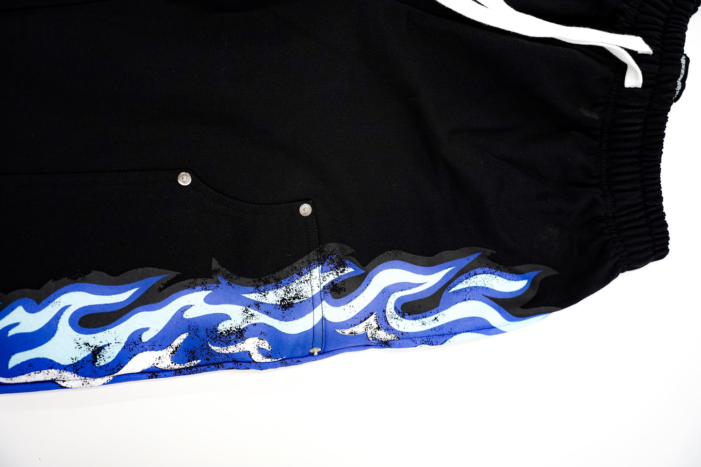 Flame Sweatpants Black