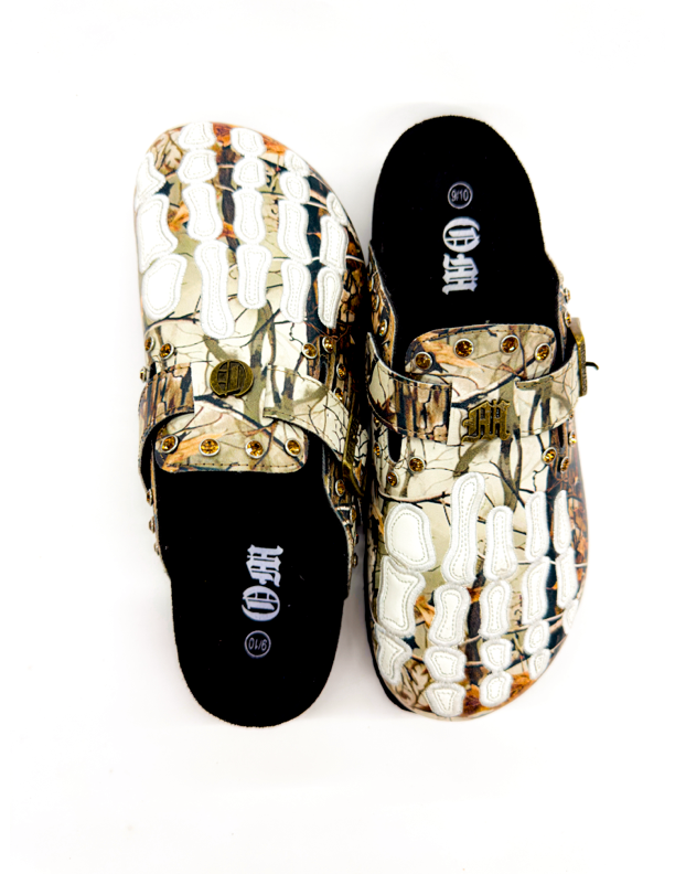 The "Woodland Oak" Clogs